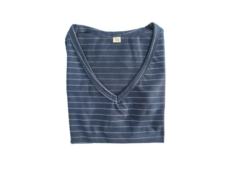 Tank top ESD Marineblå m/hvid strib, str. S