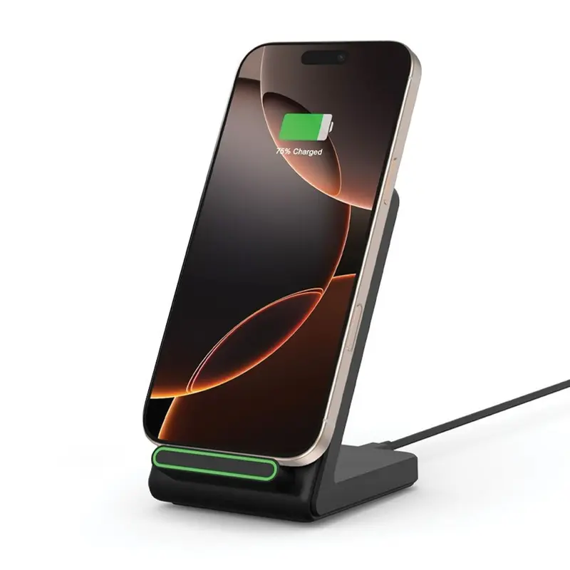 Tech-Protect Qi-15W-A40 Trådløs Hurtigoplader med Holder