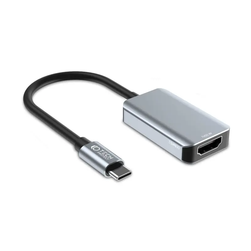 Tech-Protect Ultraboost USB-C til HDMI Adapter - Black