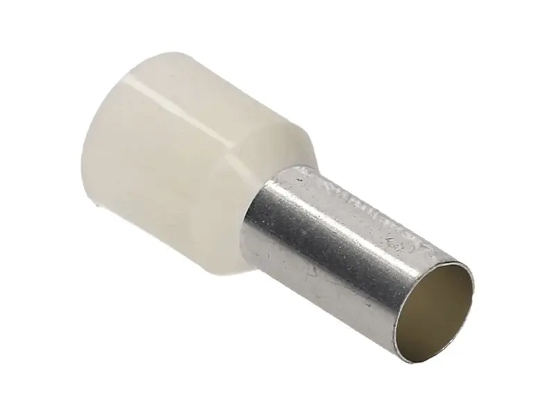 Terminalrør isol. 0,5mm2 - L8 hvid