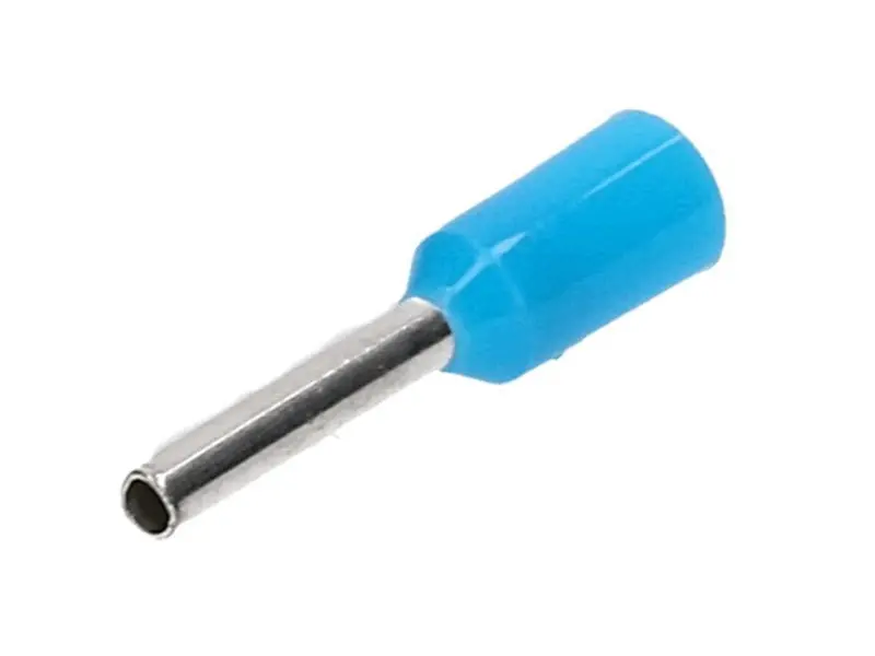 Terminalrør isoleret 0,75mm² - L8mm blå