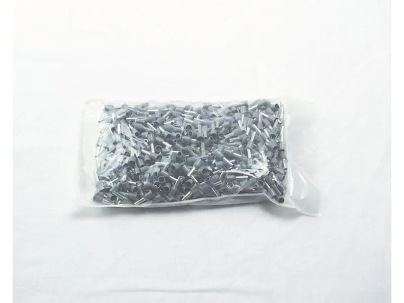 Terminalrør isoleret GRÅ 2,5mm²-L8mm