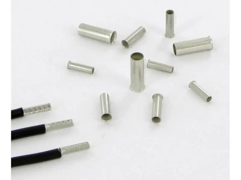 Terminalrør uisoleret 2,5mm²-8mm pose m/1000stk.