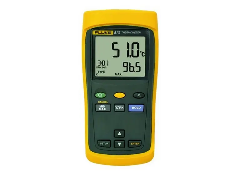 Termometer digital enkanals