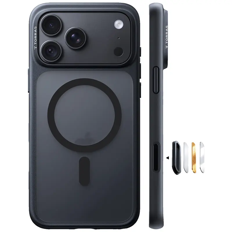 TORRAS Guardian-Mag Cover iPhone 17 Pro Max/18 Pro Max, Sort