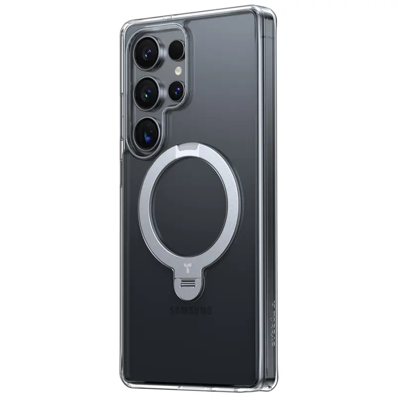 TORRAS Ostand Q3 Spin S25 Ultra Cover, Klar