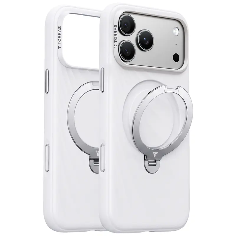TORRAS Ostand Q3 Wind Cover iPhone 17 Pro / 18 Pro, Hvid