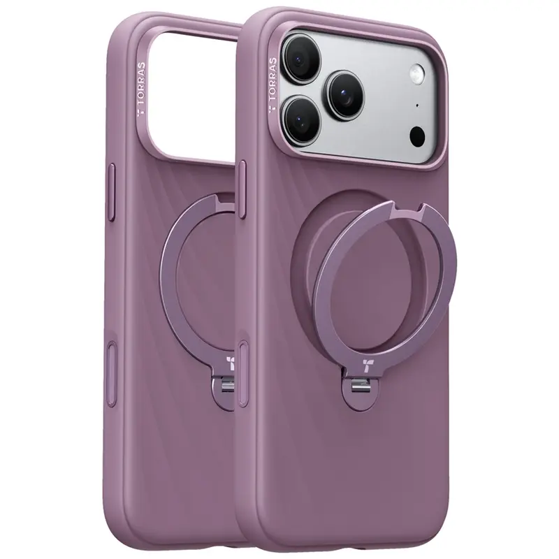 TORRAS Ostand Q3 Wind iPhone 17 Pro / 18 Pro Cover, Lilla