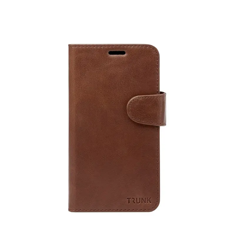 Trunk iPhone 13 Pro Ægte Læder Cover - 2-i-1 Design - Brun