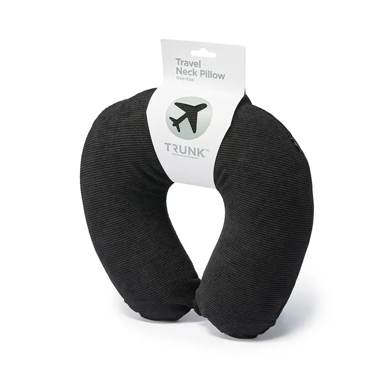 Trunk Travel Blød Nakkepude - Black