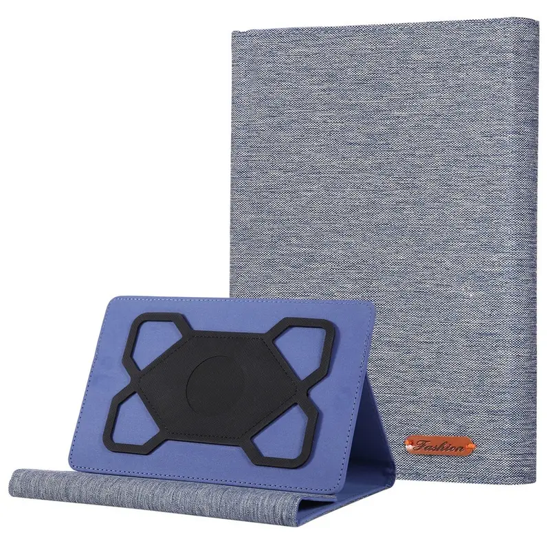 Universal Tablet Flip Cover m. Ståfunktion - EIDERWOOD - 13.5 x 21.5 cm - Blå
