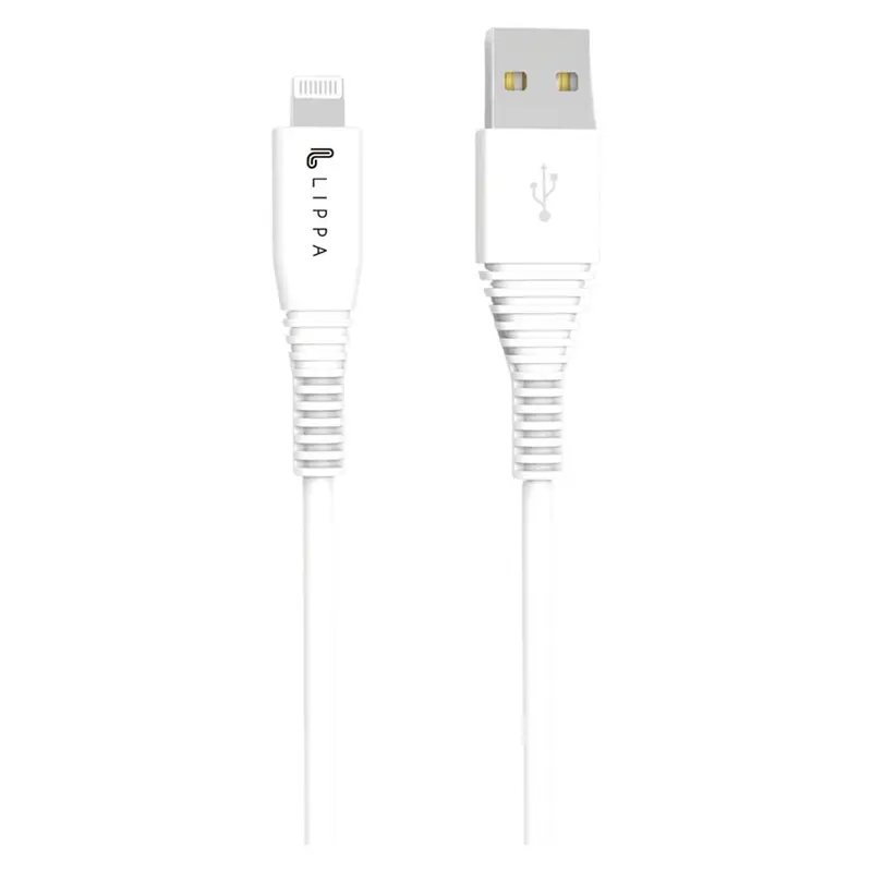USB-A til MFi kabel 2m, Hvid