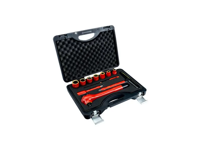 VDE isoleret topnøglesæt 1/2" 11 dele 10-22mm