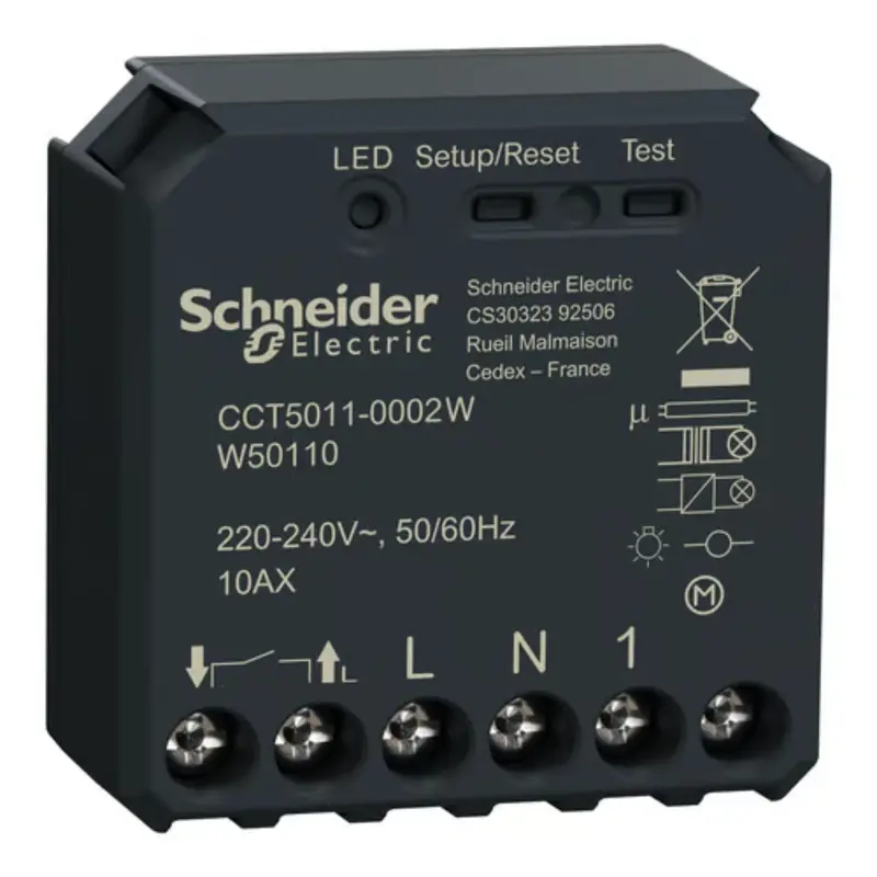 Wiser Indbygningsrelæ 10A - CCT5011-0002W