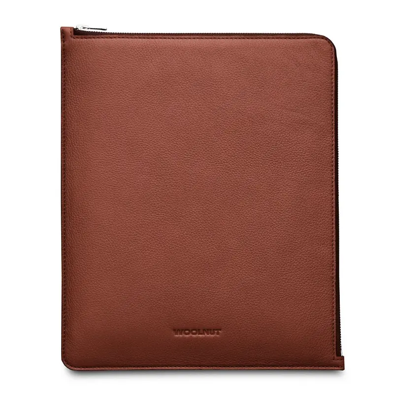 Woolnut Ægte Læder Sleeve til iPad / Tablet (26.5 x 32.5 cm) - Brun