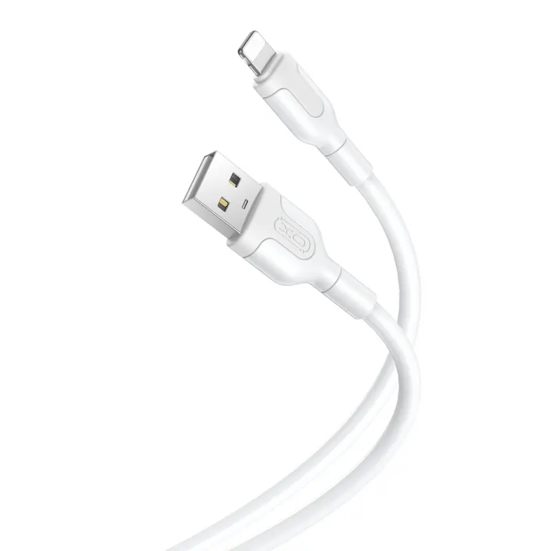 XO USB-A til Lightning Kabel 1m - 10W -  Hvid