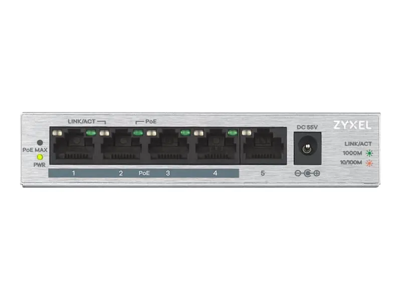 Zyxel GS1005HP 5-Port Gigabit PoE+ Switch